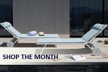 Shop the Month - outdoor transat deckchair lamp fermob lafuma